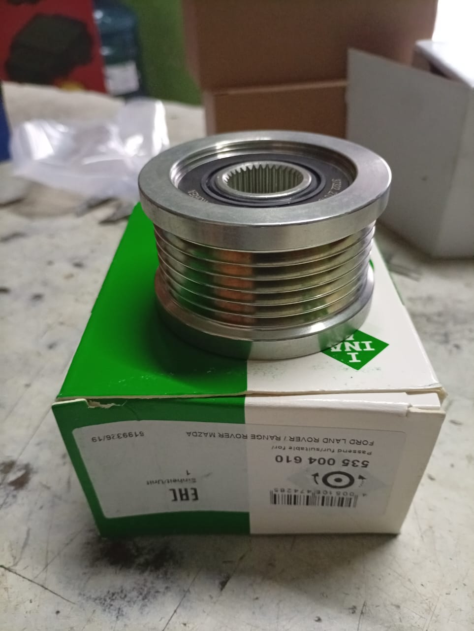 Polea de alternador INA 535 004 610 (one-way clutch)